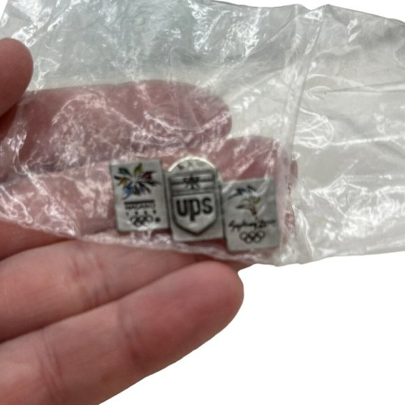 1998-2000 UPS Nagano Sydney Olympic‎ Bridge Pewter Pin - Picture 1 of 5
